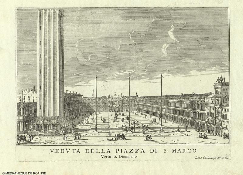 Veduta della Piazza di S. Marco verso S. Giminiano