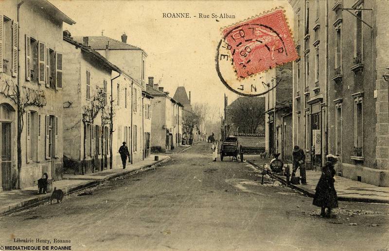 ROANNE - Rue St-Alban