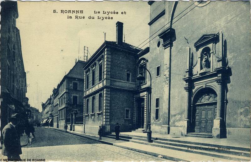 5. ROANNE - Le Lycée et la Rue du Lycée