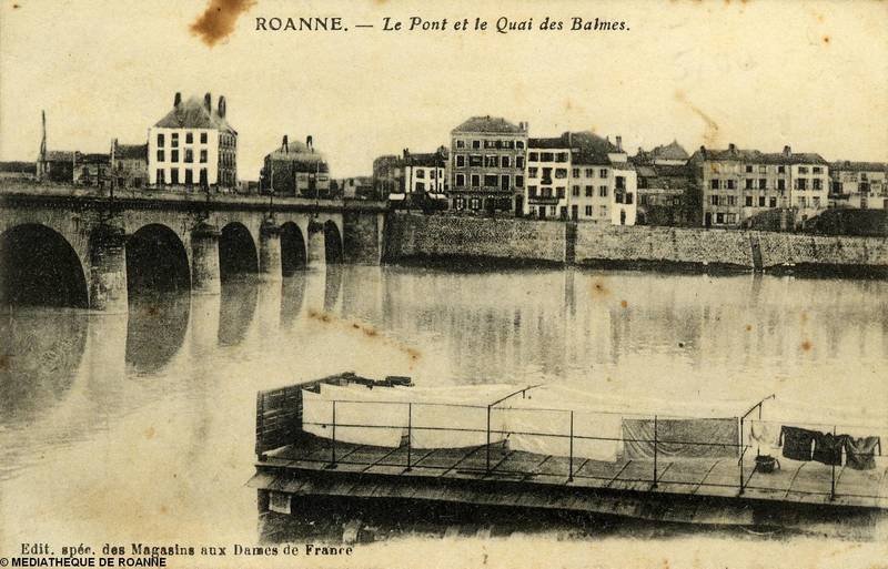 ROANNE - Le pont et le Quai des Balmes