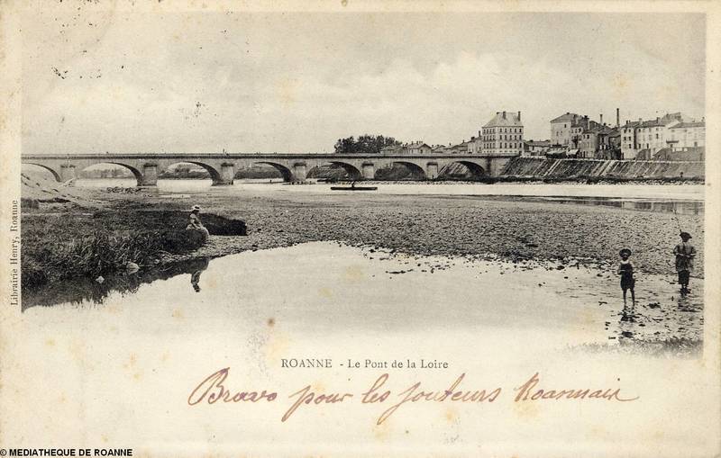 ROANNE - Le pont de la Loire