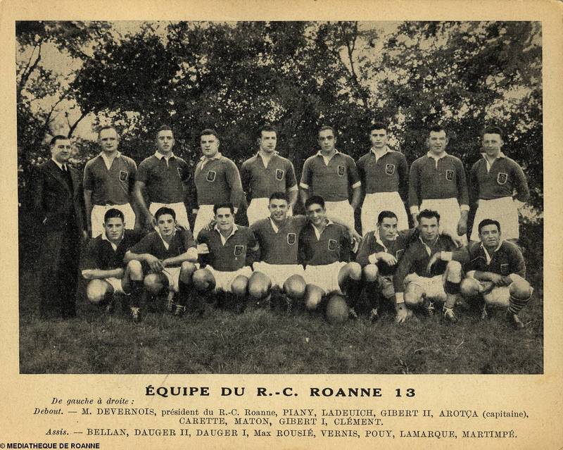 Equipe du R.C. Roanne 13