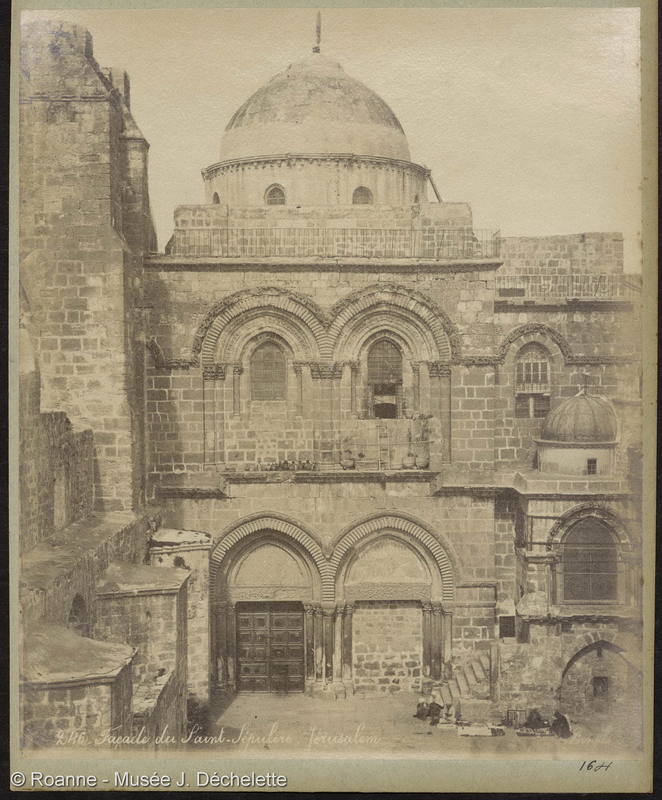 Façade du Saint-Sépulcre Jérusalem