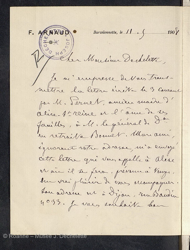 ARNAUD, François (Lettre 3)