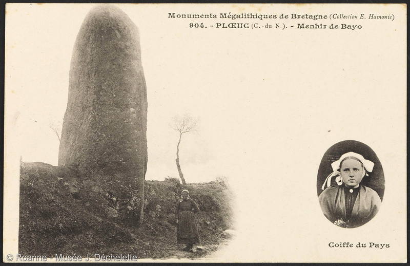 Plœuc (C.-du-N.) - Menhir de Bayo