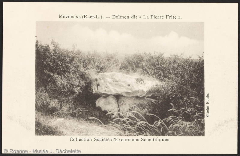 Mevoisins (E.-et-L.) - Dolmen dit ""La Pierre Frite""