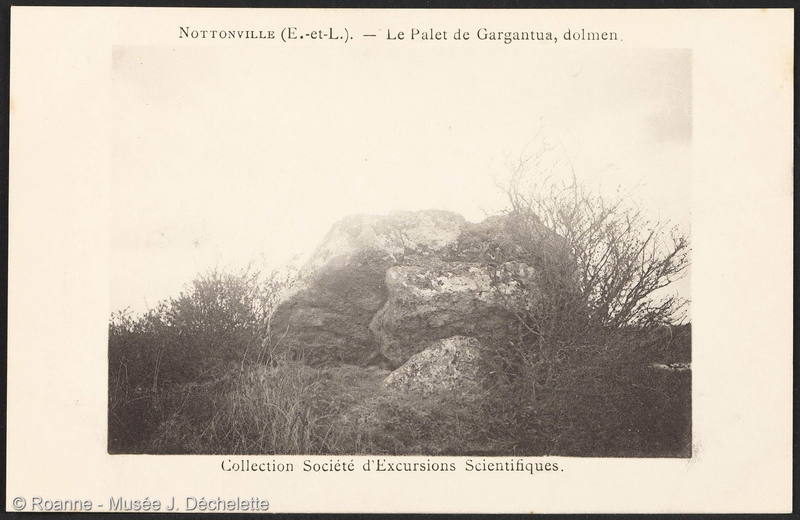 Nottonville (E.-et-L.) - Le Palet de Gargantua, dolmen