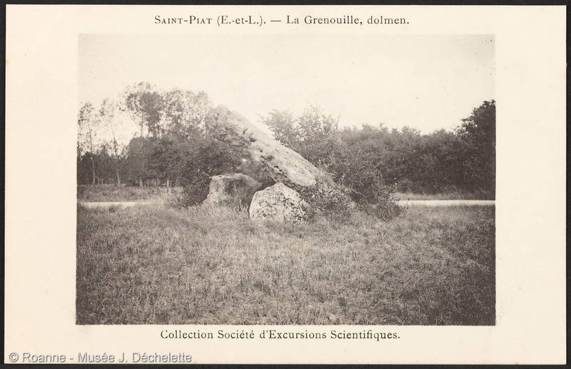 Saint-Piat (E.-et-L.) - La Grenouille, dolmen