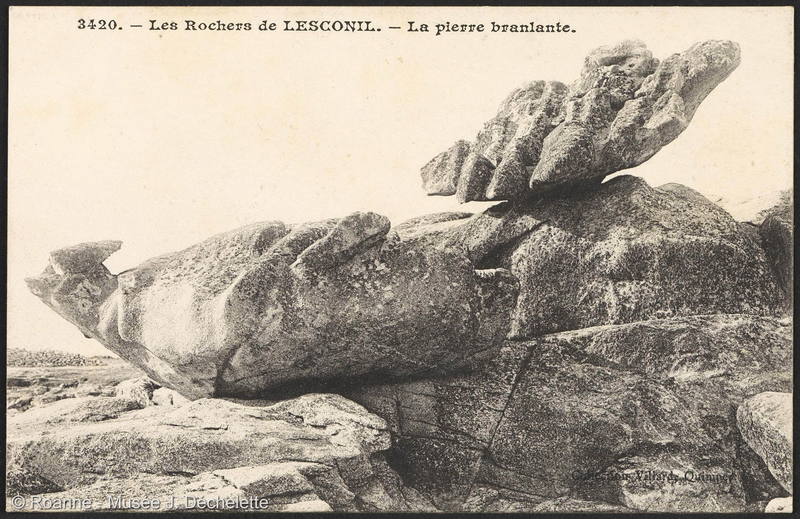 Les Rochers de Lesconil - La pierre branlante