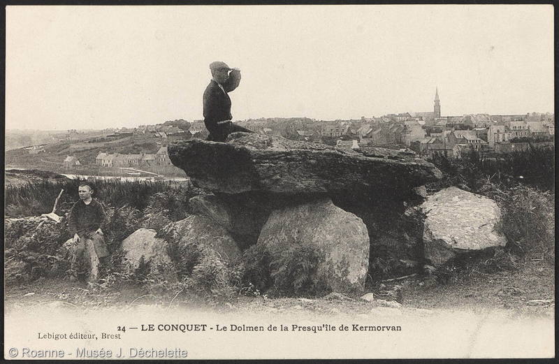 Le Conquet - Le dolmen de la Presq'île de Kermovan