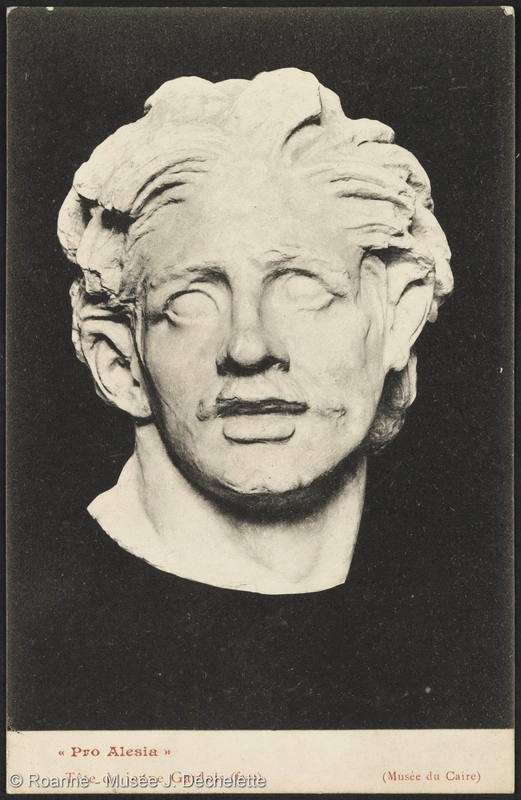 Pro Alesia - Tête de jeune Gaulois (face) (Musée du Caire)