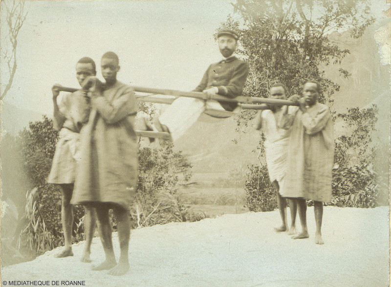 Madagascar - 1896 - En filanzane à Madagascar