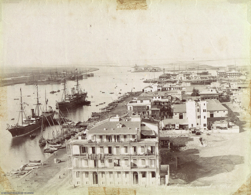 Port- Saïd : Entrée du Canal de Suez