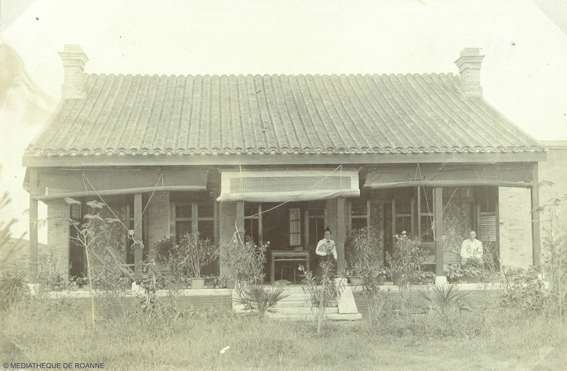 Tchang Sin tien, près Pékin 1902 :  notre habitation