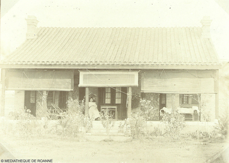 Tchang Sin tien, près Pékin 1902 :  notre habitation