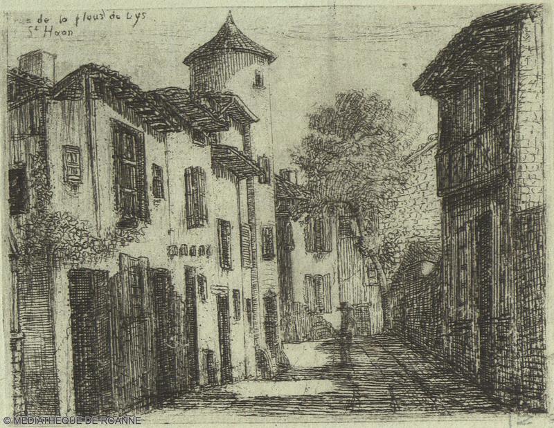 St Haon le Châtel  - Rue de la fleur de lys