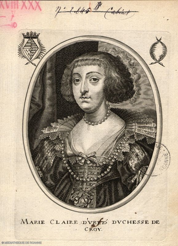 Marie Claire d'Urfé duchesse de Croy