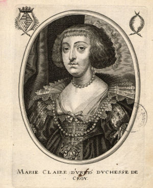 Marie Claire d'Urfé duchesse de Croy