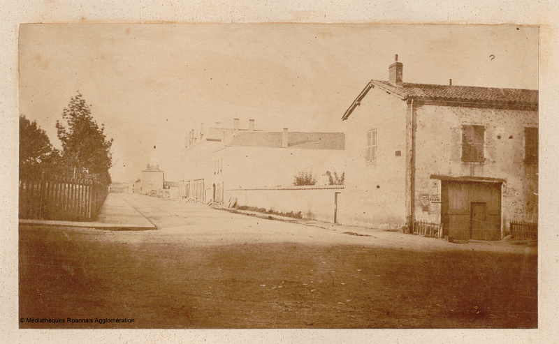 Cours Persigny (vers 1860) - Cours de la République Roanne