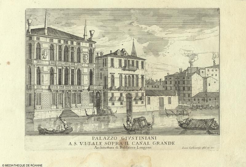Palazzo Giustiniani a S. Vitale sopra il Canal Grande