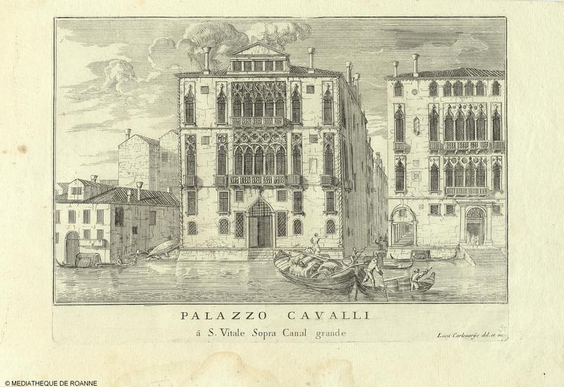 Palazzo Cavalli a S. Vitale sopra Canal Grande
