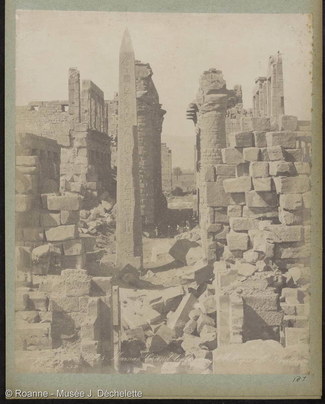 Karnak Grand temple avec Obélisque de Touthmes