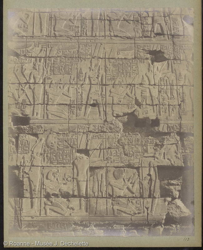Karnak Inscription murale du grand temple