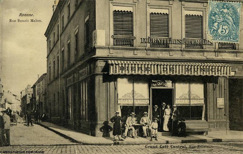 Grand café central - angle rue Brison et rue Benoît Malon