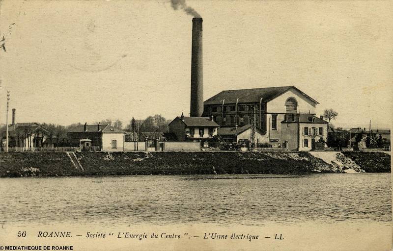 Roanne - Société "L'Energie du Centre" - L'usine électrique
