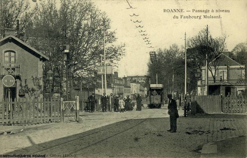 Roanne - Passage à niveau du Faubourg Mulsant