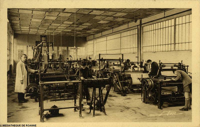 Institution Saint-Louis-de-Gonzague - Atelier de tissage