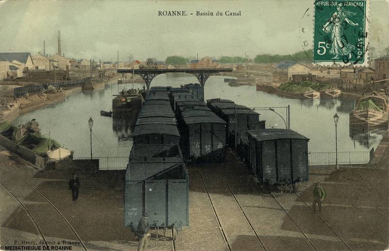 ROANNE - Bassin du canal