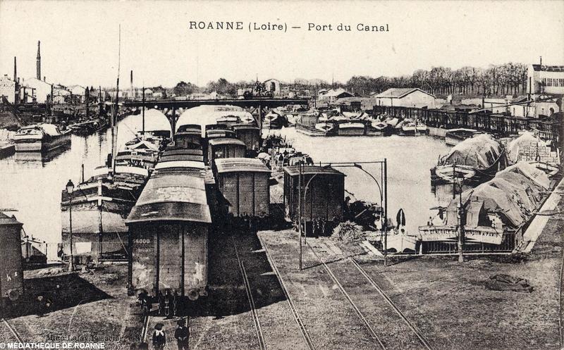ROANNE (Loire) - Port du canal