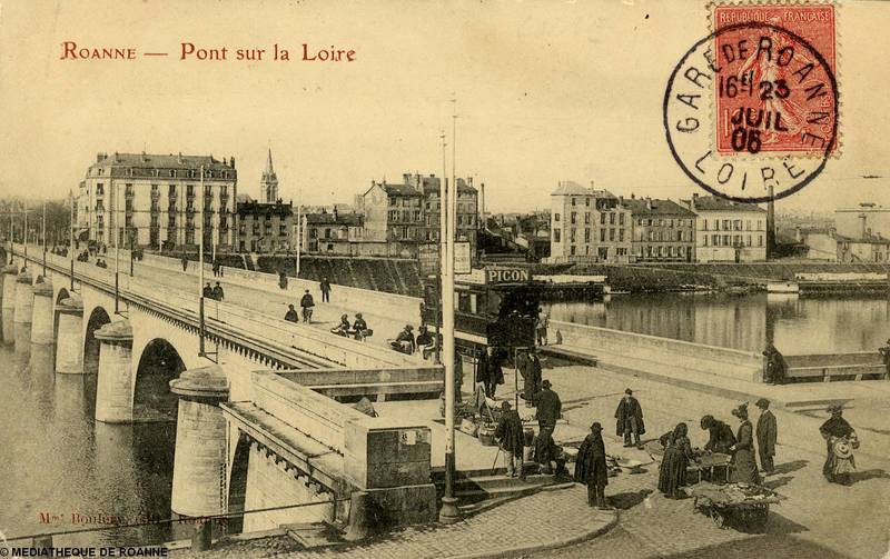 ROANNE - Pont sur la Loire