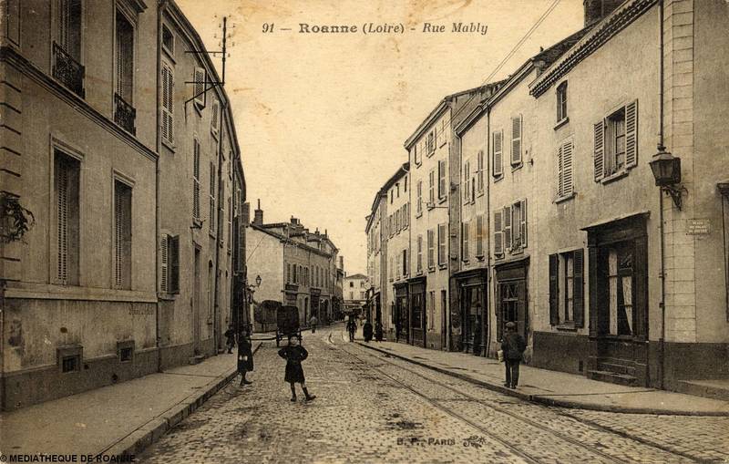 Roanne (Loire) - Rue Mably