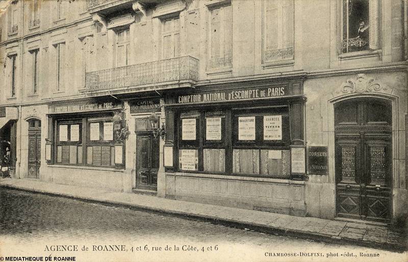 AGENCE de ROANNE, 4 et 6, rue de la Côte, 4 et 6