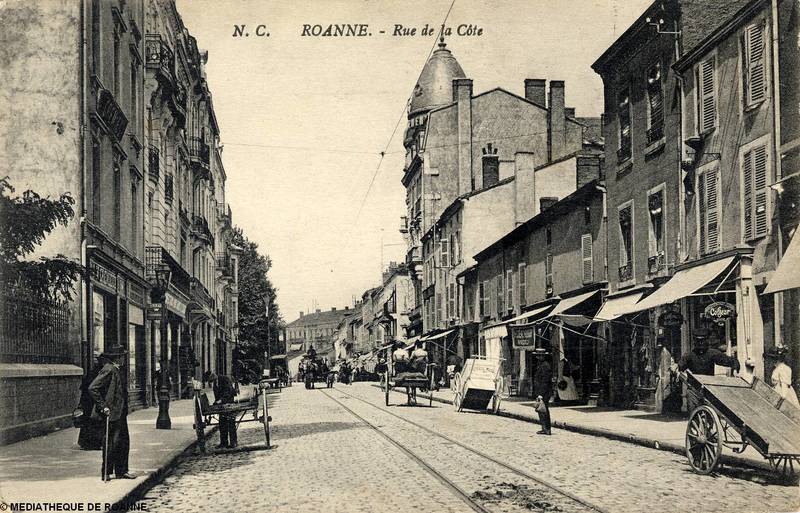 ROANNE - Rue de la Côte