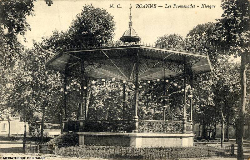 ROANNE - Les Promenades - Kiosque