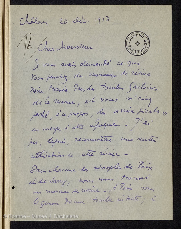 BERARD, Léon Henri Louis (Lettre 19 du 20/12/1913)