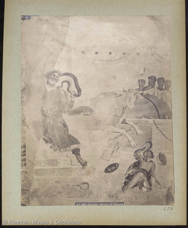 Laocoon affresco di Pompei.