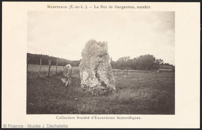 Maintenon (E.-et-L.) - Le But de Gargantua, menhir