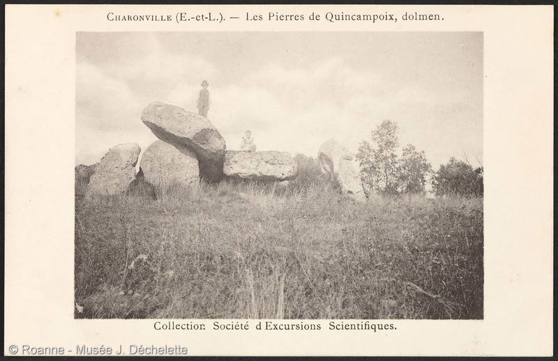 Charonville (E.-et-L.) - Les Pierres de Quincampoix, dolmen