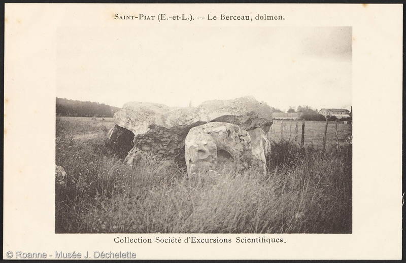 Saint-Piat (E.-et-L.) - Le Berceau, dolmen