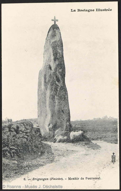 Brignogan (Finistère) - Menhir de Pontusval