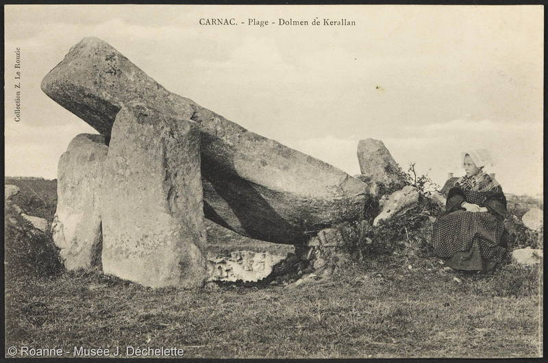 Carnac -Plage - Dolmen de Kerallan