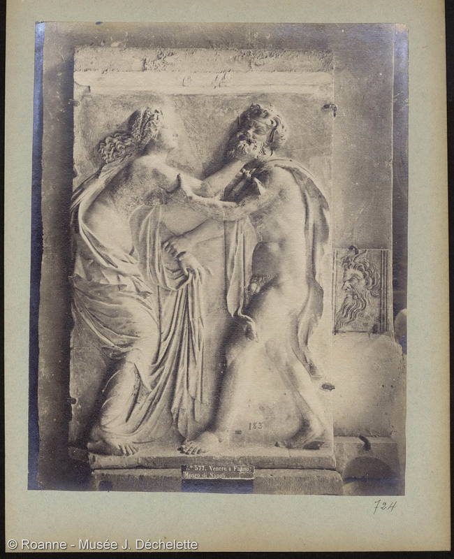 Venere e Fauno. Museo di Napoli. (Vénus et Faune)
