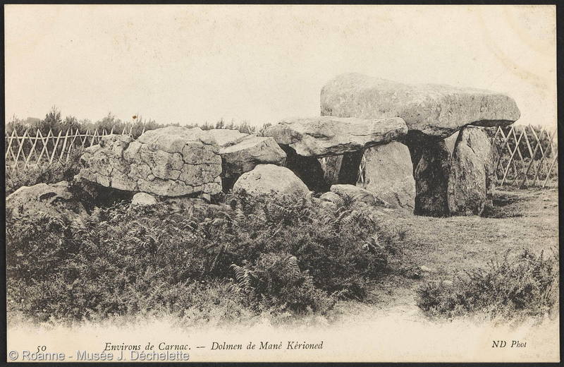 Environs de Carnac - Dolmen de Mané Kerioned