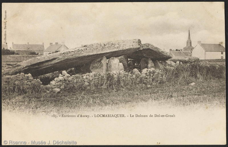 Environs d'Auray - Locmariaquer - Le Dolmen de Dol-er-Groah