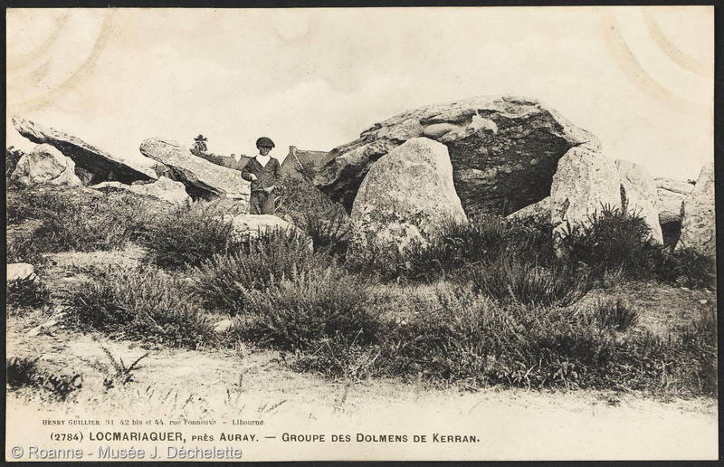 Locmariaquer, près Auray - Groupe des Dolmens de Kerran
