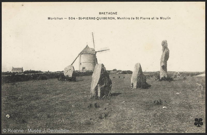 St-Pierre-Quiberon, Menhirs de St-Pierre et le Moulin
